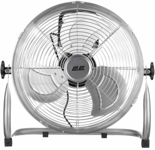 Вентилятор підлоговий 2E PowerWind 35C професійний, 35см, 65Вт, кнопки, двигун мідь 100%, срібний №1