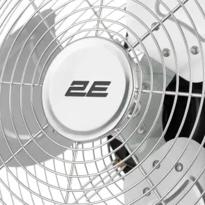 Вентилятор підлоговий 2E PowerWind 35C професійний, 35см, 65Вт, кнопки, двигун мідь 100%, срібний №6