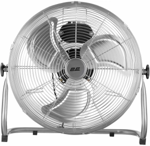 Вентилятор підлоговий 2E PowerWind 45C професійний, 45см, 100Вт, кнопки, двигун мідь 100%, срібний №1