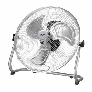 Вентилятор підлоговий 2E PowerWind 45C професійний, 45см, 100Вт, кнопки, двигун мідь 100%, срібний №4