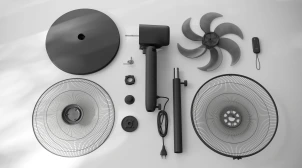 Вентилятор Philips напольный Series 1001, 45см, 47Вт, пульт ДУ, опора круглая, ароматерапия, черный №5