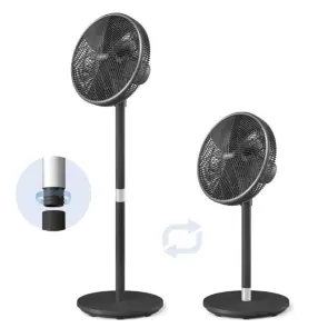 Вентилятор Philips напольный Series 3000, 40см, 48Вт, управление через смартфон, регулировка высоты, черный №4