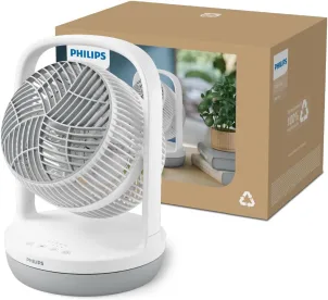 Вентилятор Philips настольный Series 2000, 22см, 24Вт, таймер, поворот 180, белый №10