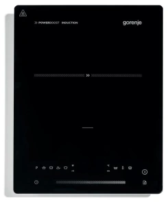 Плитка настільна Gorenje індукційна, конфорок - 1 на 2кВт, керування - сенсорне, чорний №1