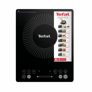Плитка настольная Tefal индукционная Everyday Slim, комфорок – 1 на 2.1кВт, управление – сенсорное, программ – 6, черный №3