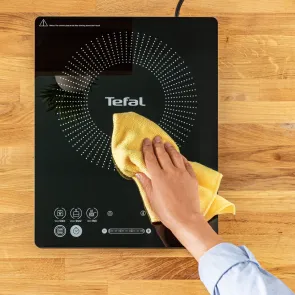 Плитка настольная Tefal индукционная Everyday Slim, комфорок – 1 на 2.1кВт, управление – сенсорное, программ – 6, черный №8