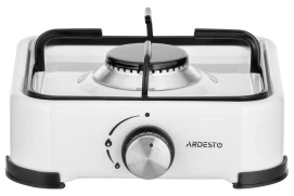 Настольная плитка Ardesto газовая, тип газа LPG, конфорок - 1, белый