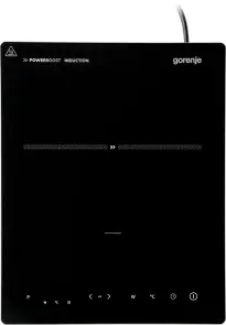 Плитка настільна Gorenje індукційна, конфорок - 1 на 2кВт, керування - сенсорне, таймер, чорний №1
