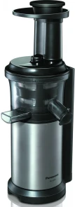 Соковитискач Panasonic Viva Collection шнековий 150Вт, чаша-0.4л, пластик/метал, чорний №1