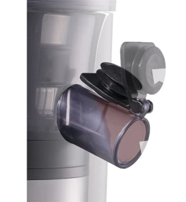 Соковитискач Panasonic Viva Collection шнековий 150Вт, чаша-0.4л, пластик/метал, чорний №5
