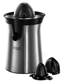 Соковитискач Russell Hobbs Classics цитрус-прес 60Вт, 2 насадки в комплекті, метал, чорний №3