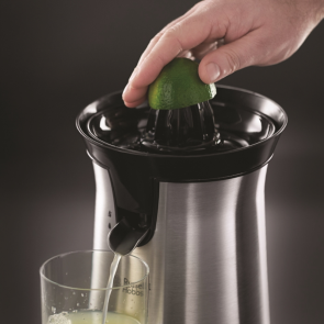 Соковитискач Russell Hobbs Classics цитрус-прес 60Вт, 2 насадки в комплекті, метал, чорний №5