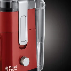 Соковитискач Russell Hobbs Desire відцентрований 550Вт, чаша-0.75л, жмих-2л, пластик, червоно-чорний №3