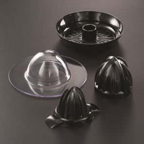 Соковитискач Russell Hobbs Classics цитрус-прес 60Вт, 2 насадки в комплекті, метал, чорний №6