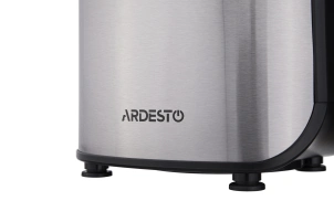 Соковыжималка Ardesto шнековая 200Вт, чаша-0.6л, жмых-0.6л, пластик/металл, серебристо-черный №11