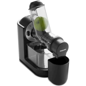 Соковитискач Philips Viva Collection шнековий 150Вт, чаша-1л, жмих-0.75л, пластик, чорний №3