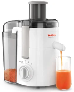 Соковитискач Tefal Frutelia + відцентрований 350Вт, чаша-0.95л, жмих-0.5л, пластик, біло-сірий №5