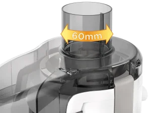 Соковитискач Tefal Frutelia + відцентрований 350Вт, чаша-0.95л, жмих-0.5л, пластик, біло-сірий №7