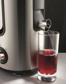 Соковитискач Gorenje відцентрований 900Вт, чаша-1.1л, жмих-1.5л, жолоб на ціле яблуко, пластик/метал, чорний №3