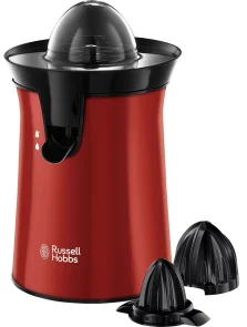 Соковыжималка Russell Hobbs Colours Plus цитрус-пресс 600Вт, 2 насадки в комплекте, пластик, красный №2