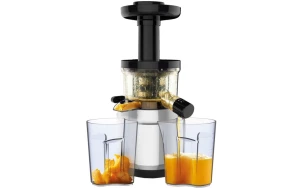 Соковитискач Tefal Juice&Clean шнековий 150Вт, чаша-0.8л, жмих-0.8л, пластик, сріблясто-чорний №9