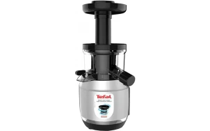 Соковитискач Tefal Juice&Clean шнековий 150Вт, чаша-0.8л, жмих-0.8л, пластик, сріблясто-чорний №11