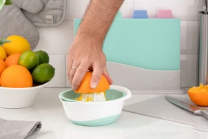 Соковитискач ручний для цитрусових Ardesto Fresh, 0.6л, пластик, блакитний №5