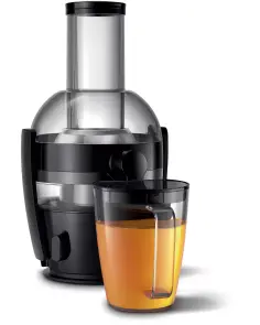 Соковыжималка Philips Viva Collection отцентрированная 800Вт, чаша-2л, жмых-1.2л, желоб на целое яблоко, пластик, черный №3