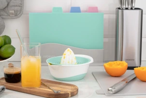 Соковитискач ручний для цитрусових Ardesto Fresh, 0.6л, пластик, блакитний №8