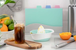 Соковитискач ручний для цитрусових Ardesto Fresh, 0.6л, пластик, блакитний №11