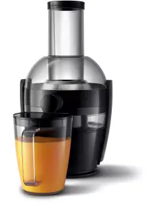 Соковыжималка Philips Viva Collection отцентрированная 800Вт, чаша-2л, жмых-1.2л, желоб на целое яблоко, пластик, черный №5