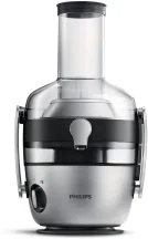 Соковитискач Philips Avance Collection відцентрований 1200Вт, чаша-1л, жмих-2.1л, жолоб на ціле яблуко, пластик/метал, сріблястий