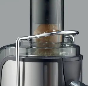 Соковитискач Gorenje відцентрований 800Вт, чаша-1.1л, жмих-1.5л, жолоб на ціле яблуко, пластик/метал, чорний №8