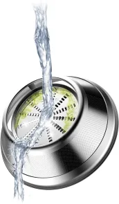 Соковитискач Philips Avance Collection відцентрований 1200Вт, чаша-1л, жмих-2.1л, жолоб на ціле яблуко, пластик/метал, сріблястий №10