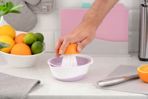 Соковитискач ручний для цитрусових Ardesto Fresh, 0.6л, пластик, ліловий №4