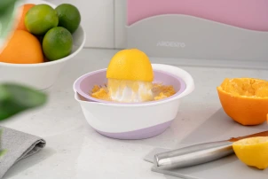 Соковитискач ручний для цитрусових Ardesto Fresh, 0.6л, пластик, ліловий №6