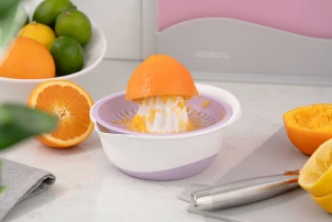 Соковитискач ручний для цитрусових Ardesto Fresh, 0.6л, пластик, ліловий №7