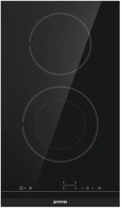 Варильна поверхня Gorenje електрична, 30см, Доміно, чорний №2