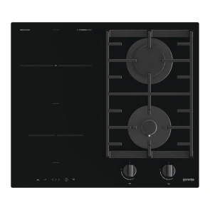 Варильна поверхня Gorenje комбінована (2 газ + 2 інд), 60см, чорний №1