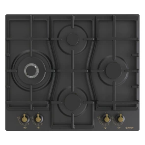 Варочная поверхность Gorenje газовая, 60см, чугун, черный №2
