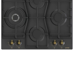 Варочная поверхность Gorenje газовая, 60см, чугун, черный №4