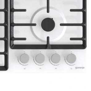 Варильна поверхня Gorenje газова, 60см, чавун, білий №3