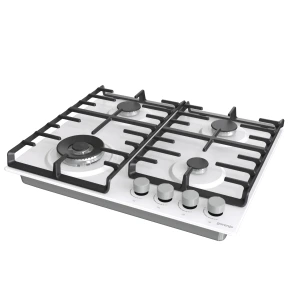 Варильна поверхня Gorenje газова, 60см, чавун, білий №4
