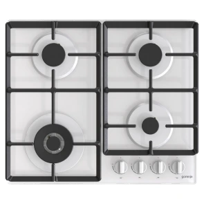 Варильна поверхня Gorenje газова на склі, 60см, чавун, білий №2