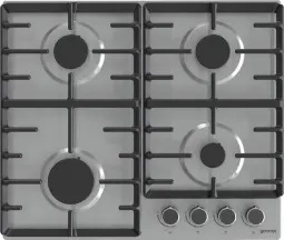 Варочная поверхность Gorenje газовая, 60см, чугун, нерж.