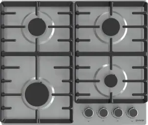 Варильна поверхня Gorenje газова, 60см, чавун, нерж №1