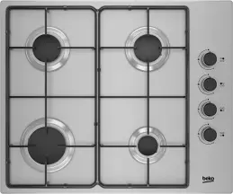 Варильна поверхня Beko газова, 60см, нерж