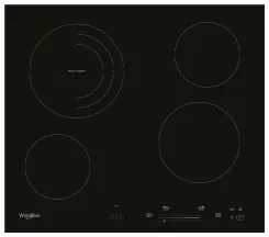 Варочная поверхность Whirlpool электрическая стеклокерамическая, 60см, черный