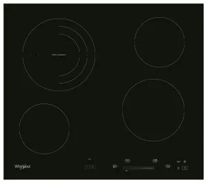 Варочная поверхность Whirlpool электрическая стеклокерамическая, 60см, черный №2