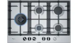 Варильна поверхня Bosch газова, 75см, чавун, нерж